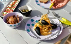 Berger Dots Melamin Geschirr-Set 16-tlg. Grün 12 Berger Dots Melamin Geschirr-Set 16-tlg. Grün -Fritz Berger Angebote Store 260273 1859640