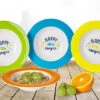 Berger Happy Camper Melamin Suppenteller-Set 4tlg.