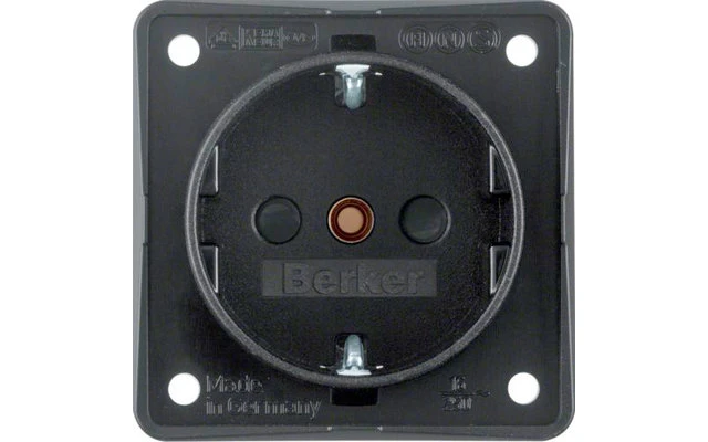Berker Integro Steckdose Schutzkontakt 3-Pol Mit Erhöhtem Berührungsschutz Braun Matt 1 Berker Integro Steckdose Schutzkontakt 3-Pol Mit Erhöhtem Berührungsschutz Braun Matt
