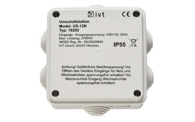 IVT US 12N Umschaltstation 230 V 12 A 2700 VA 1 IVT US 12N Umschaltstation 230 V 12 A 2700 VA