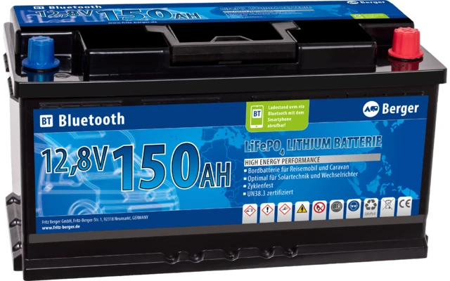 Berger 150Ah Lithium Akku Im 100Ah Gehäuse 1 Berger 150Ah Lithium Akku Im 100Ah Gehäuse